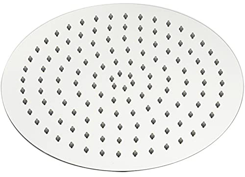 LCHJX Porta per Doccia a Pioggia Cromo Pioggia di Pioggia Rotonda Rotonda Design Ultra -Sottile - movimentazione della Doccia Fissa a Pressione Facile da Pulire e installare Un'Esperienza Doccia