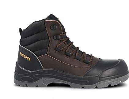 Bota seguridad PAREDES, Hammer piel marrón negro, S3 SRC