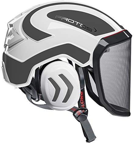 Pfanner Protos Integral Arborist Helmet - White & Grey