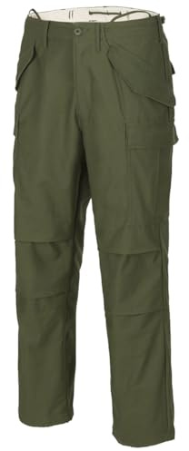 Helikon-Tex M65 - Pantalones militares del ejército alemán, color verde oliva, Colores lisos., XL Lang