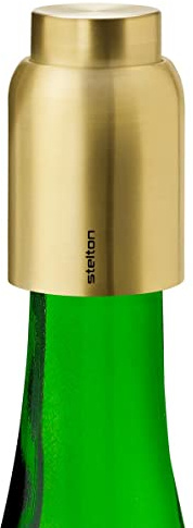 Stelton - Collar - Vakuum Flaschenverschluss - Edelstahl - Gold