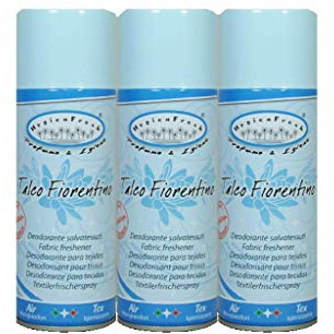 Hygienfresh Talco Fiorentino 3 deodorante spray da 400 ML per Tessuti, Abiti, Tende, Divani, Scarpe e in Ambiente
