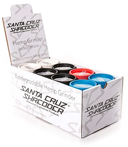 Santa Cruz Shredder Hemp Grinder - 3 Piece (Mixed x16)