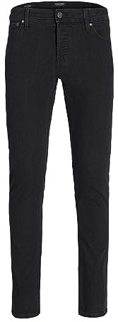 JACK & JONES Jjiglenn Jjjoriginal Sq 356 Noos Pantalones Vaqueros, Black Denim, 33W x 30L para Hombre