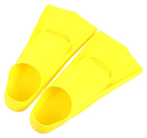 Toddmomy 1paar Trainingsflossen Aus Komfortablem Silikon Ergonomisches Design Für Schwimmen Und Schnorcheln Gelb
