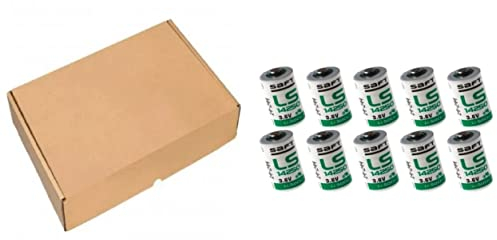 Lithium-Batterien, LS14250-1/2AA, 3,6 V, Saft, 10 Stück