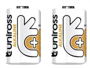Uniross Pack de 2 Piles Alcaline A11, MN11, GP11A, L1016, V11GA, 6V