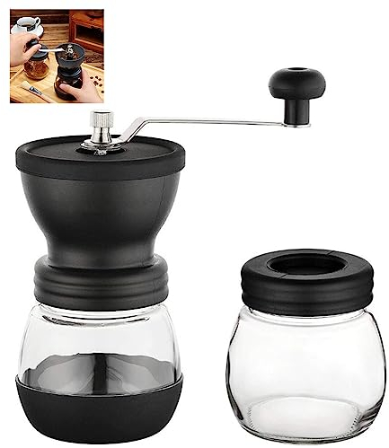 TMZ® Manual Coffee Bean Grinder Adjustable Coarseness Ceramic Handheld Mill Maker