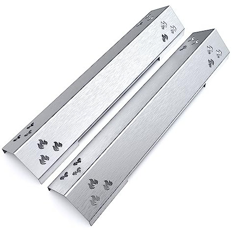 teileplus24 BR04-2-SM Gasgrill Edelstahl Brennerabdeckung kompatibel mit Rösle Videro G2, G2-S, G2-S Nero, Vario+, auch für Sansibar | Flavorizer Bars | Passgenau | Rostfrei | Brennerschutz