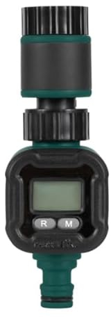 Gardenline Wassermengenzähler mit LCD, 3 Speicherfunktion, Liter oder Gallonen