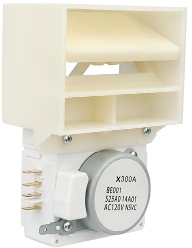 242303001 Air Damper Control Assembly Refrigerator Damper Assembly Compatible with Frigidaire Crosley White replaces 242303001，AP5788340, PS8746718, EAP8746718, 3016452 Fits DFH, FFE, FFH, FFS, LFS