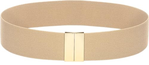 MESU Femmes Stretch Ceinture Robe Stretch Ceinture Large 70CM Kaki