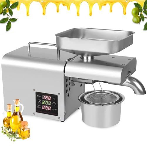 Macchina automatica dell'olio dell'estrazione dell'olio dell'acciaio inossidabile Nuts Seeds Automatico Controllo della temperatura Elettrico Caldo Macchina di estrazione Freddo Estrattore Commerciale