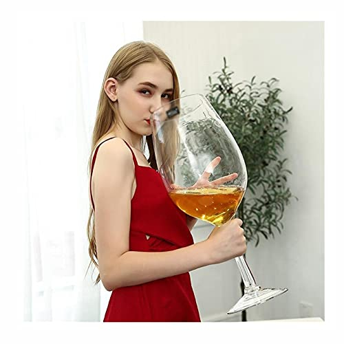 BOSHYUM Copa de Vino Extra Grande, Copa de Vino de Cerveza Gigante, Barra de Copa Personalizada, Copa de Vino de Gran Capacidad