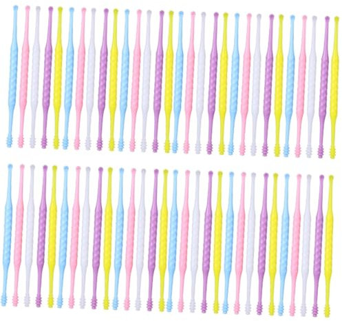 Healvian 80stücke Teiliges Ohrenschmalz Entferner Tragbare Ohrreiniger Mit Doppelköpfen Leuchtenden Farben Für Sanfte Und Sichere Ohrreinigung Für Unterwegs