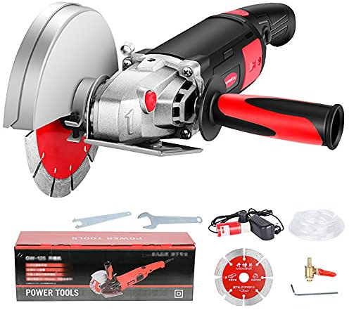 Taglierina elettrica a parete, macchina industriale da 156 mm per il taglio di mattoni/calcestruzzo/metallo, truciolo singolo, senza polvere, 1800 W, 11000 giri/min