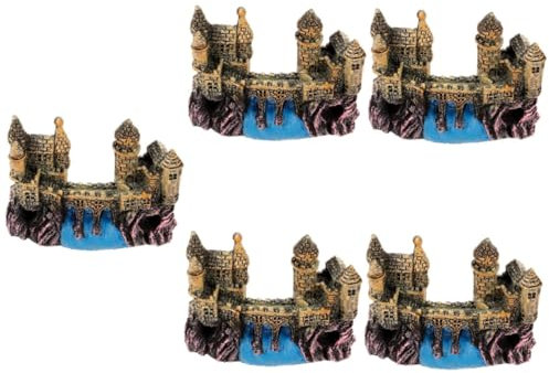 Toddmomy 5pièces Figurine De Européen pour Aquariums Décoration De Réservoir Réaliste pour Poissons Ornement De pour Aquarium De Moyenne Et