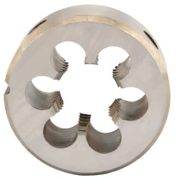 Filière pour filets ronds， Filières de coupe métriques, filetage à gauche HSS, M3 M4 M5 M6 M8 M10 M12 M14 M16 M18 M20, outils for le travail des métaux(M14x2)