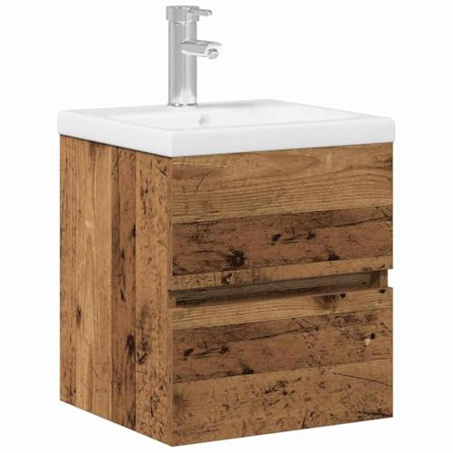 vidaXL Diskho skåp med dörr Svart ek 41 x 39 x 62 cm Konstruerat trä, Badrumsförvaring, rektangulär handfatsskåp, moderna organiserare, eleganta möbler, platsbesparande