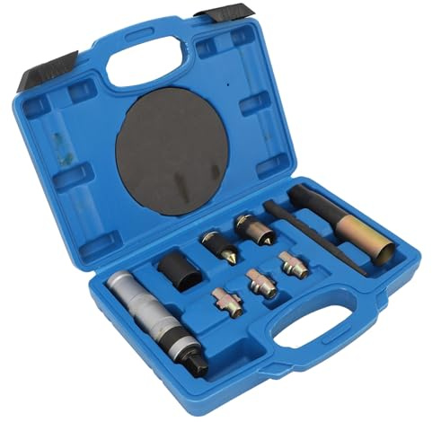 MasYosh Kit de Retrait de Verrouillage de Roue, Outil Universel de Démontage de clé D'écrou en Acier au Carbone traité Thermiquement avec Lames ABC, pour écrous de Roue de Verrouillage