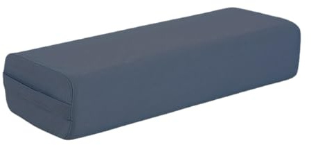 Fenteer Cojín de Rectangular Profesional con Funda extraíble y Transpirable, para meditación y Pilates, Azul Oscuro