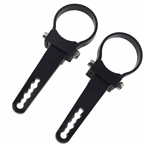 Keenso Auto Arbeitsleuchten Halterungen, 1 Paar Offroad 1 Zoll-3 Zoll LED Lichtleiste Montagehalterung Aluminiumlegierung Arbeitsleuchten Halterung für Auto, Lkw, SUV, ATV, Off-Road (2 Zoll)