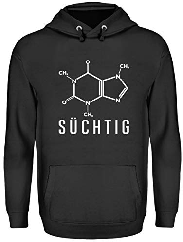 Felpa con cappuccio unisex Nero (jet schwarz) S