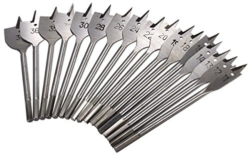 RanDal 11-38Mm Holz-Flachbohr-Bits Hex Shank Holz-Arbeiter - 36Mm