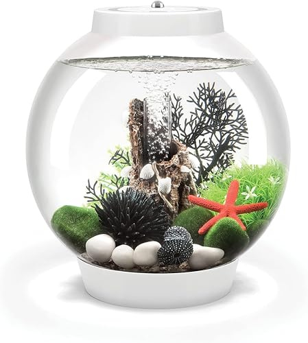 biOrb Classic 15 MCR weiß - Tabletop Aquarium für Elegante Designvarianten, mit patentiertem Filtersystem