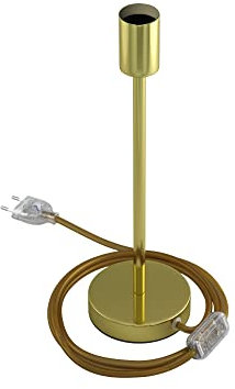 creative cables - Alzaluce - Metall-Tischleuchte - 30 cm, Messing