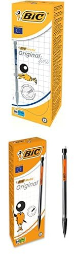 BIC Bundle Druckbleistift Matic, HB, sortierte Clipfarben, 12x 0,5 mm und 12x 0,7 mm, inklusive sechs Minen
