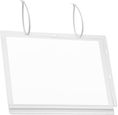 DURABLE - Porte affiche - Pochette affichage A4 - Pochette étanche - Fixation serre-câbles - Pour affichage en extérieur - Résistante aux intempéries - Transparent - Sachet de 5 pièces - 502719