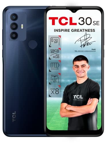 TCL 30SE - Smartphone 128GB, 4GB RAM, Dual SIM, Atlantic Blue