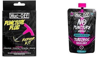 Muc-Off Tubeless Tire Repair Kit and Sealant for MTB/Road/Gravel Bikes