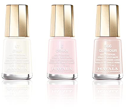 Mavala - Trio Nude Elegance - Nagellack - Lange Haltbarkeit - Schnelles Trocknen - Einfache Anwendung - Vegane Formel - Mini Color's - 3 x 5 ml