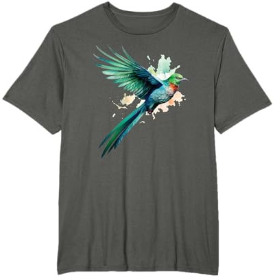 Quetzal Oiseau Comic Art Dessin pour Homme Femme Enfant T-Shirt