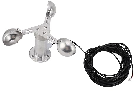 Windgeschwindigkeitssensor-Anemometer 0-3,8 V mit Genauer Messung, Zuverlässige Leistung für Kraftwerke, Meteorologische Überwachung