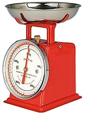 CRBUDY Semplice e squisita Bilancia da Cucina Meccanica a Molla in Metallo, Bilancia per Verdure di Colore Solido, Bilancia da Cucina, Bilancia Facile da Usare