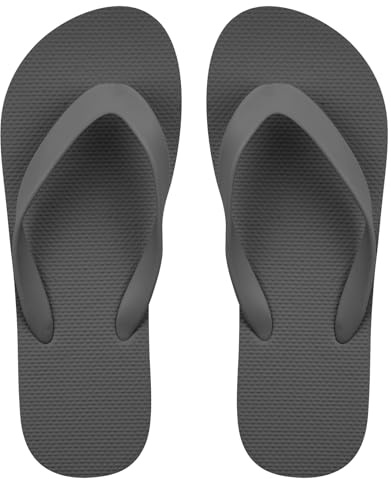 Aomig Unisex Flip Flops Surfen Zehentrenner Toe Split Flip Flops Damen Herren Thong Sandals Bequeme Flip Flop Bathing Shoes Sommerstrand Dusche Schwimmen Sandalen Täglich Beach Pool (Grau,EU:40/41)