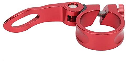 Alomejor Collier de Serrage de Tige de Selle à Dégagement Rapide en Alliage D'aluminium, Collier de Serrage de Tube de Selle à Dégagement Rapide 31.8mm pour Vélo de Montagne de Route
