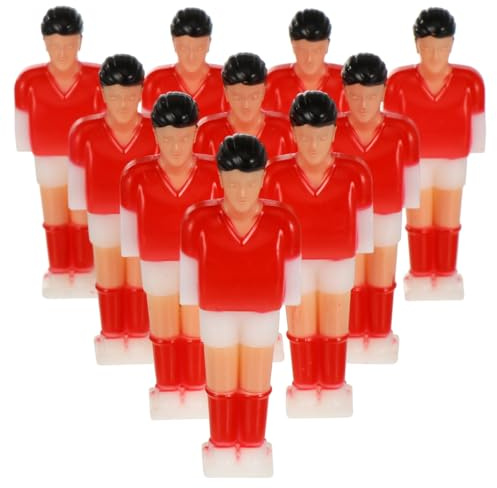 VICASKY Miniatur Menschliche Spielfigur Fußballspieler Ersatz Für Tischfußball Figuren Männer 11 cm Tragbarer Mini Tischkicker Zubehör