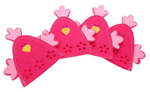 Uonlytech 4stücke Ostern Küken Geformt Ei Abdeckungen Wiederverwendbare Aufbewahrungsbeutel Für Frühlingsfeier Zubehör Und Frühlingsparty Dekoration Kompaktes Faltdesign Für Einfache