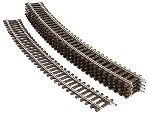 Evemodel Traccia H0 1:87 codice 100 19 modello raggio curva pista rame nichel binario paesaggistica (12/Pkg)