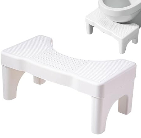 Tritthocker Kinder, Rutschfester Badezimmer Toilettenhocker Stabiler Kinder Tritt Schemel Toilette Hoch Tritthocker Kinderhocker für Bad, Küche, Kinderzimmer, 40x21x17cm