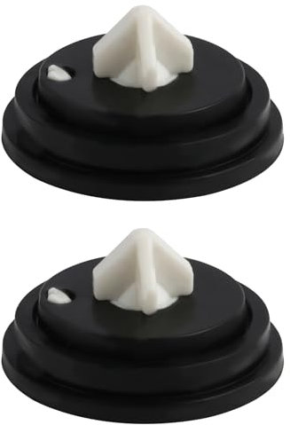 Lot de 2 joints de réservoir de chasse d'eau en croix pour réservoir de toilette, pièces de rechange pour réservoir de toilette, joints de réservoir de chasse d'eau, membrane de valve flottante, valve