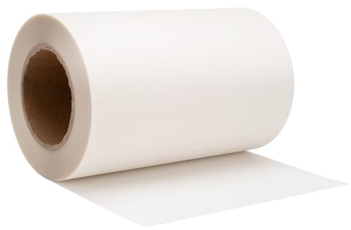 Rotolo di pellicola di trasferimento DTF A4 21,6 cm x 100 m, doppia faccia opaca trasparente pretreat PET carta trasferimento calore peeling freddo e caldo, direttamente su pellicola per magliette