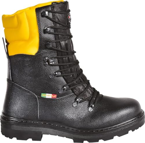 COFRA WOODSMAN BIS 43 TAGLIA 43 Scarpe alte antinfortunistiche con protezione da motosega a catena pelle idrorepellente antitaglio