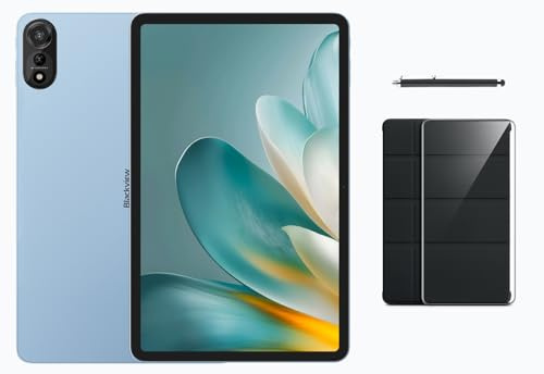 Blackview MEGA 2 WiFi | 12″ 2K 90Hz | 36GB RAM + 256GB (2TB) | Blu ghiaccio | 9000 mAh | 16MP + 8MP | Android 15 | WLAN Tablet | 2 anni di garanzia