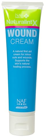 NAF Wound Cream for Horses – Antibacterial First Aid Cream – Supports Natural Healing of Minor Cuts, Scrapes & Abrasions – With MSM & Herbal Extracts – 100g Tube
