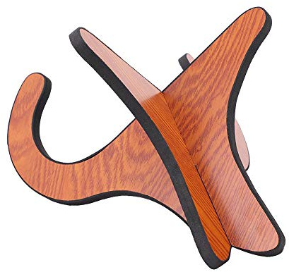 Zetiling Violinenständer, Geigenständer mit Bügelfassung, Abnehmbarer Instrumentenständer aus Holz für Mandolinen und Violinen